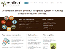 Tablet Screenshot of captina.net
